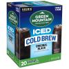 imageGreen Mountain Coffee Roasters Original Black Iced Cold Brew Coffee Single Serve Keurig KCup Pods 20Count BoxCold Brew