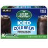 imageGreen Mountain Coffee Roasters Original Black Iced Cold Brew Coffee Single Serve Keurig KCup Pods 20Count BoxCold Brew