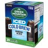 imageGreen Mountain Coffee Roasters Original Black Iced Cold Brew Coffee Single Serve Keurig KCup Pods 20Count BoxCold Brew