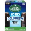 imageGreen Mountain Coffee Roasters Original Black Iced Cold Brew Coffee Single Serve Keurig KCup Pods 20Count BoxCold Brew