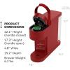 imageKeurig K Slim Single Serve KCup Pod Coffee Maker with 3 Brew Sizes Multistream Technology 46oz Removable Reservoir Scarlet RedScarlet Red