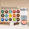 imageKeurig K Slim Single Serve KCup Pod Coffee Maker with 3 Brew Sizes Multistream Technology 46oz Removable Reservoir Scarlet RedWhite