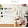 imageKeurig KCafe SMART Single Serve KCup Pod Coffee Maker BlackDark Charcoal