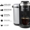 imageKeurig KCafe SMART Single Serve KCup Pod Coffee Maker BlackDark Charcoal