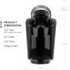 imageKeurig KCompact SingleServe KCup Pod Coffee Maker with 3 Brew Sizes Smart Start Feature 36oz Removable Reservoir BlackBlack