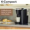 imageKeurig KCompact SingleServe KCup Pod Coffee Maker with 3 Brew Sizes Smart Start Feature 36oz Removable Reservoir BlackBlack