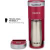 imageKeurig KMini Plus Single Serve KCup Pod Coffee Maker with 6 to 12oz Brew Size Stores up to 9 KCup Pods Travel Mug Friendly Evening TealCardinal Red