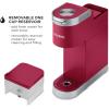 imageKeurig KMini Plus Single Serve KCup Pod Coffee Maker with 6 to 12oz Brew Size Stores up to 9 KCup Pods Travel Mug Friendly Evening TealCardinal Red