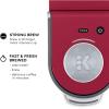 imageKeurig KMini Plus Single Serve KCup Pod Coffee Maker with 6 to 12oz Brew Size Stores up to 9 KCup Pods Travel Mug Friendly Evening TealCardinal Red