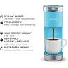 imageKeurig KMini Plus Single Serve KCup Pod Coffee Maker with 6 to 12oz Brew Size Stores up to 9 KCup Pods Travel Mug Friendly Evening TealCool Aqua