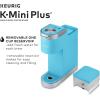 imageKeurig KMini Plus Single Serve KCup Pod Coffee Maker with 6 to 12oz Brew Size Stores up to 9 KCup Pods Travel Mug Friendly Evening TealCool Aqua
