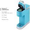 imageKeurig KMini Plus Single Serve KCup Pod Coffee Maker with 6 to 12oz Brew Size Stores up to 9 KCup Pods Travel Mug Friendly Evening TealCool Aqua
