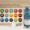 imageKeurig KMini Plus Single Serve KCup Pod Coffee Maker with 6 to 12oz Brew Size Stores up to 9 KCup Pods Travel Mug Friendly Evening TealEvening Teal