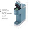 imageKeurig KMini Plus Single Serve KCup Pod Coffee Maker with 6 to 12oz Brew Size Stores up to 9 KCup Pods Travel Mug Friendly Evening TealEvening Teal