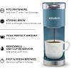 imageKeurig KMini Plus Single Serve KCup Pod Coffee Maker with 6 to 12oz Brew Size Stores up to 9 KCup Pods Travel Mug Friendly Evening TealEvening Teal