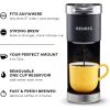imageKeurig KMini Plus Single Serve KCup Pod Coffee Maker with 6 to 12oz Brew Size Stores up to 9 KCup Pods Travel Mug Friendly Evening TealMatte Black