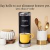 imageKeurig KMini Plus Single Serve KCup Pod Coffee Maker with 6 to 12oz Brew Size Stores up to 9 KCup Pods Travel Mug Friendly Evening TealMatte Black