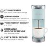 imageKeurig KMini Plus Single Serve KCup Pod Coffee Maker with 6 to 12oz Brew Size Stores up to 9 KCup Pods Travel Mug Friendly Evening TealMisty Green