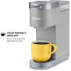 imageKeurig KMini Plus Single Serve KCup Pod Coffee Maker with 6 to 12oz Brew Size Stores up to 9 KCup Pods Travel Mug Friendly Evening TealStudio Gray