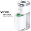 imageKeurig KMini Plus Single Serve KCup Pod Coffee Maker with 6 to 12oz Brew Size Stores up to 9 KCup Pods Travel Mug Friendly Evening TealWhite