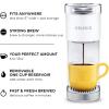 imageKeurig KMini Plus Single Serve KCup Pod Coffee Maker with 6 to 12oz Brew Size Stores up to 9 KCup Pods Travel Mug Friendly Evening TealWhite