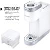 imageKeurig KMini Plus Single Serve KCup Pod Coffee Maker with 6 to 12oz Brew Size Stores up to 9 KCup Pods Travel Mug Friendly Evening TealWhite