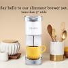 imageKeurig KMini Plus Single Serve KCup Pod Coffee Maker with 6 to 12oz Brew Size Stores up to 9 KCup Pods Travel Mug Friendly Evening TealWhite