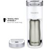 imageKeurig KMini Plus Single Serve KCup Pod Coffee Maker with 6 to 12oz Brew Size Stores up to 9 KCup Pods Travel Mug Friendly Evening TealWhite