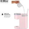 imageKeurig KMini Single Serve KCup Pod Coffee Maker 6 to 12oz Brew size with Cord Storage Perfect for Small Spaces BlackDusty Rose