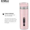 imageKeurig KMini Single Serve KCup Pod Coffee Maker 6 to 12oz Brew size with Cord Storage Perfect for Small Spaces BlackDusty Rose