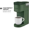 imageKeurig KMini Single Serve KCup Pod Coffee Maker 6 to 12oz Brew size with Cord Storage Perfect for Small Spaces BlackEvergreen