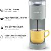 imageKeurig KMini Single Serve KCup Pod Coffee Maker 6 to 12oz Brew size with Cord Storage Perfect for Small Spaces BlackStudio Gray
