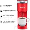 imageKeurig KMini Single Serve KCup Pod Coffee Maker 6 to 12oz Brew size with Cord Storage Perfect for Small Spaces Poppy Red