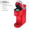 imageKeurig KMini Single Serve KCup Pod Coffee Maker 6 to 12oz Brew size with Cord Storage Perfect for Small Spaces Poppy Red