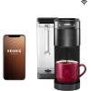 imageKeurig KSupreme Plus SMART Coffee Maker Single Serve KCup Pod Coffee Brewer BREWID and MultiStream Technology 78 Oz BlackBlack