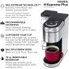 imageKeurig KSupreme Plus Single Serve KCup Pod Coffee Maker MultiStream Technology Customizable Strength and Temperature Settings Programmable 78oz Removable Reservoir Stainless SteelStainless Steel