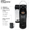 imageKeurig KSupreme Single Serve KCup Pod Coffee Maker MultiStream Technology 4 Brew Sizes 66oz DualPosition Removable Reservoir GrayBlack