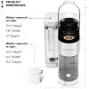 imageKeurig KSupreme Single Serve KCup Pod Coffee Maker MultiStream Technology 4 Brew Sizes 66oz DualPosition Removable Reservoir GrayWhite
