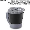 imageKeurig My KCup Reusable Filter MultiStream Technology  Gray Packaging May Vary1 Count