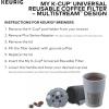 imageKeurig My KCup Reusable Filter MultiStream Technology  Gray Packaging May Vary1 Count