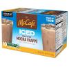 imageMcCafe ICED One Step Mocha Frappe Keurig Single Serve KCup Pods 60 Count 6 Packs of 10