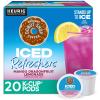 imageThe Original Donut Shop Iced Refreshers Pineapple Passionfruit Flavor Keurig Single Serve KCup Pods 20 CountDragonfruit Lemonade