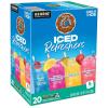 imageThe Original Donut Shop Iced Refreshers Pineapple Passionfruit Flavor Keurig Single Serve KCup Pods 20 CountVariety Pack