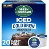 imageGreen Mountain Coffee Roasters Original Black Iced Cold Brew Coffee Single Serve Keurig KCup Pods 20Count BoxCold Brew