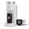 imageKeurig KIced Coffee Maker Single Serve KCup Pod Iced Coffee Maker With Hot and Cold Coffee Capabilities Brews Any KCup Pod GrayWhite