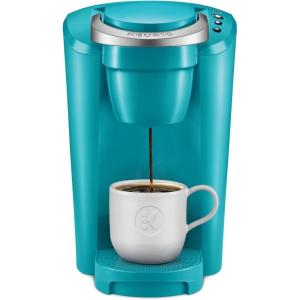 imageKeurig KCompact SingleServe KCup Pod Coffee Maker with 3 Brew Sizes Smart Start Feature 36oz Removable Reservoir BlackTurquoise