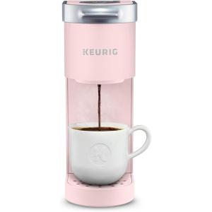 imageKeurig KMini Single Serve KCup Pod Coffee Maker 6 to 12oz Brew size with Cord Storage Perfect for Small Spaces BlackDusty Rose