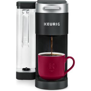 imageKeurig KSupreme Single Serve KCup Pod Coffee Maker MultiStream Technology 4 Brew Sizes 66oz DualPosition Removable Reservoir GrayBlack