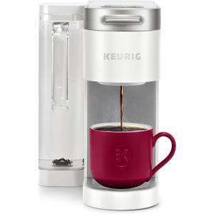 imageKeurig KSupreme Single Serve KCup Pod Coffee Maker MultiStream Technology 4 Brew Sizes 66oz DualPosition Removable Reservoir GrayWhite