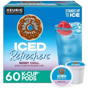 imageThe Original Donut Shop Iced Refreshers Pineapple Passionfruit Flavor Keurig Single Serve KCup Pods 20 CountBerry Chill